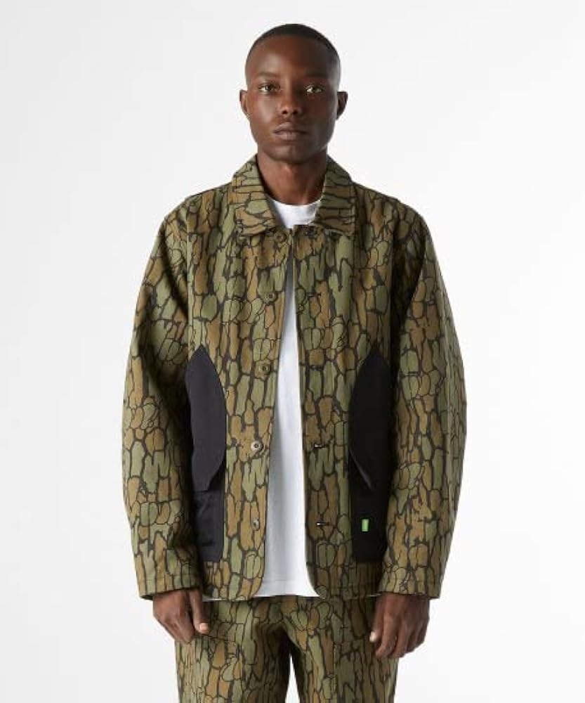 新品ワケアリ HUF カモフラ迷彩 ハドソンジャケット JK00382 Lサイズ 41uWA+NyhTL._UY1000_.jpg